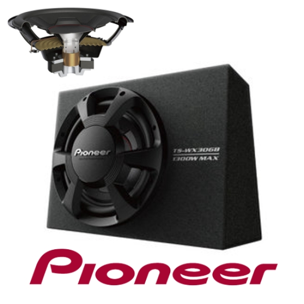 Pioneer TS-WX306B 30cm 1300 Watt Subwoofer im geschlossenen Gehäuse TSWX306B